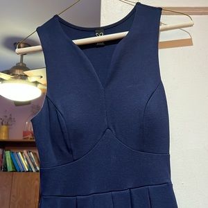 Windsor navy blue skater skirt dress